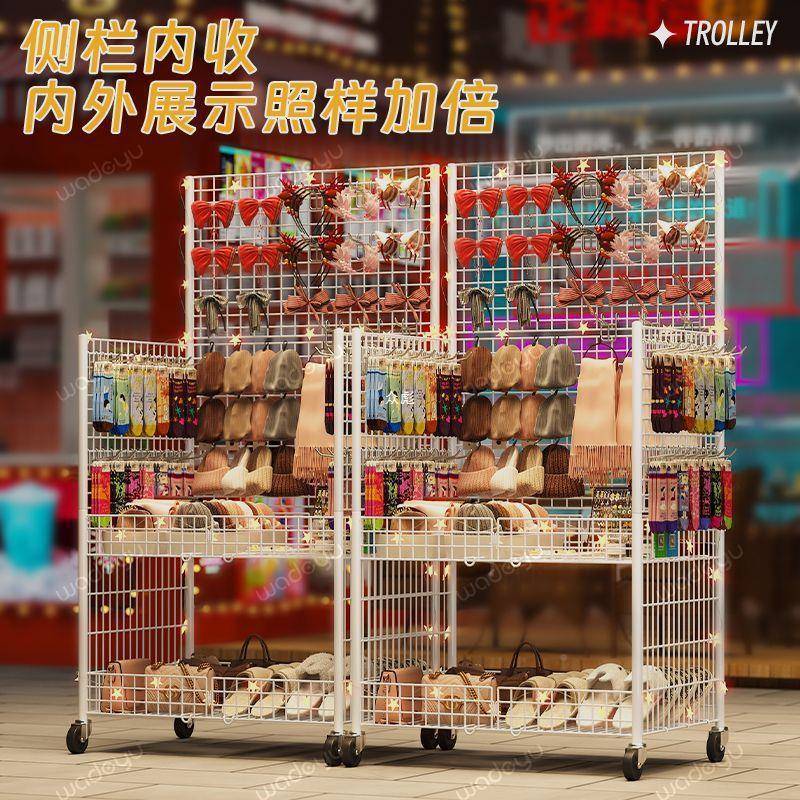 摆摊推车地TE-761..摊夜桌市专用车手推小叠花车促销展示架一折秒
