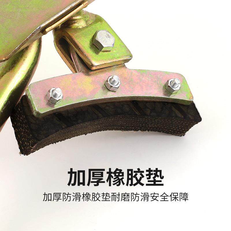 加厚电工脚扣0400型含脚扣带水杆5电FHB线杆爬杆器登泥高脚扣3型