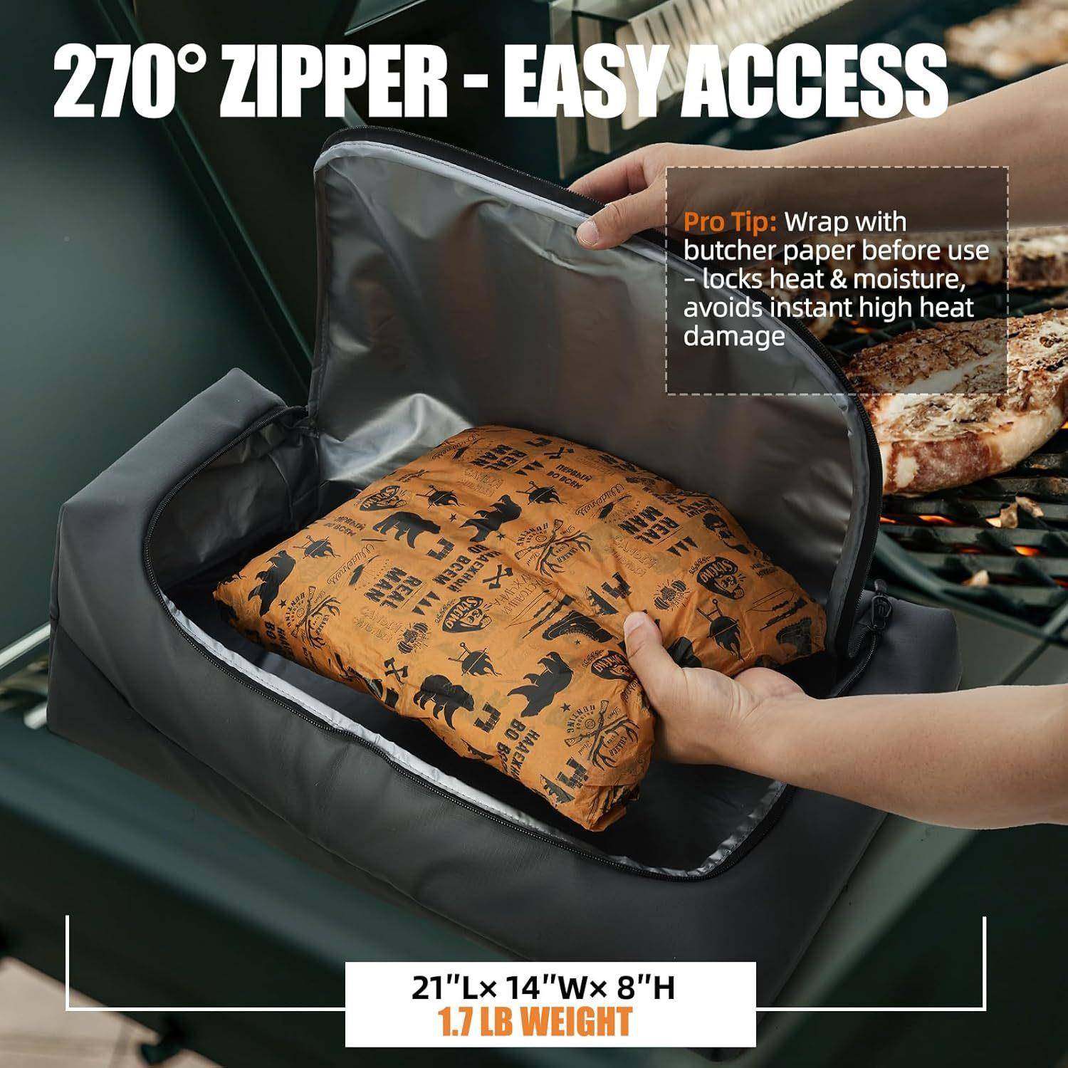 亚逊新品烧烤毯用马烧烤用品休息类防漏保温肉类休息袋烧肉烤用于,收纳整理,其他收纳袋,淘宝优惠券,粉丝福利购,淘宝优惠卷