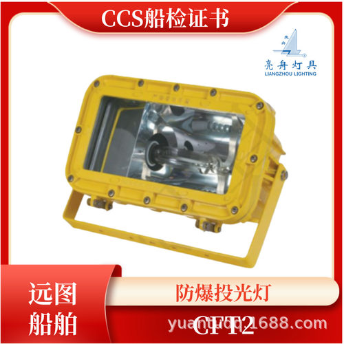 上海亮舟 船用防爆投光灯CFT2铝质铜质网罩IP56带镇流器400W/500W