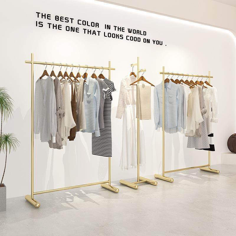 服装店展示架落地式女装店金色挂衣架货架侧挂衣服架子中岛陈列架,畜牧/养殖物资,畜牧/养殖器械,淘宝优惠券,粉丝福利购,淘宝优惠卷