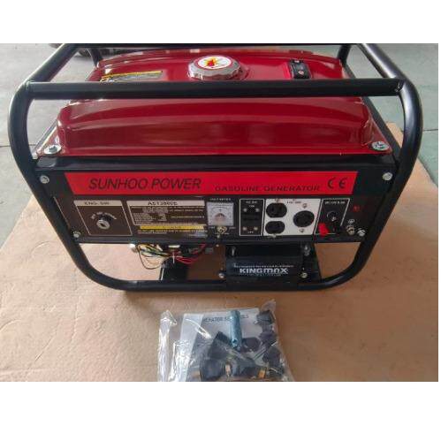 4kw汽油发电机大功率7.5HP外贸应急发电户外施工家庭备用省油