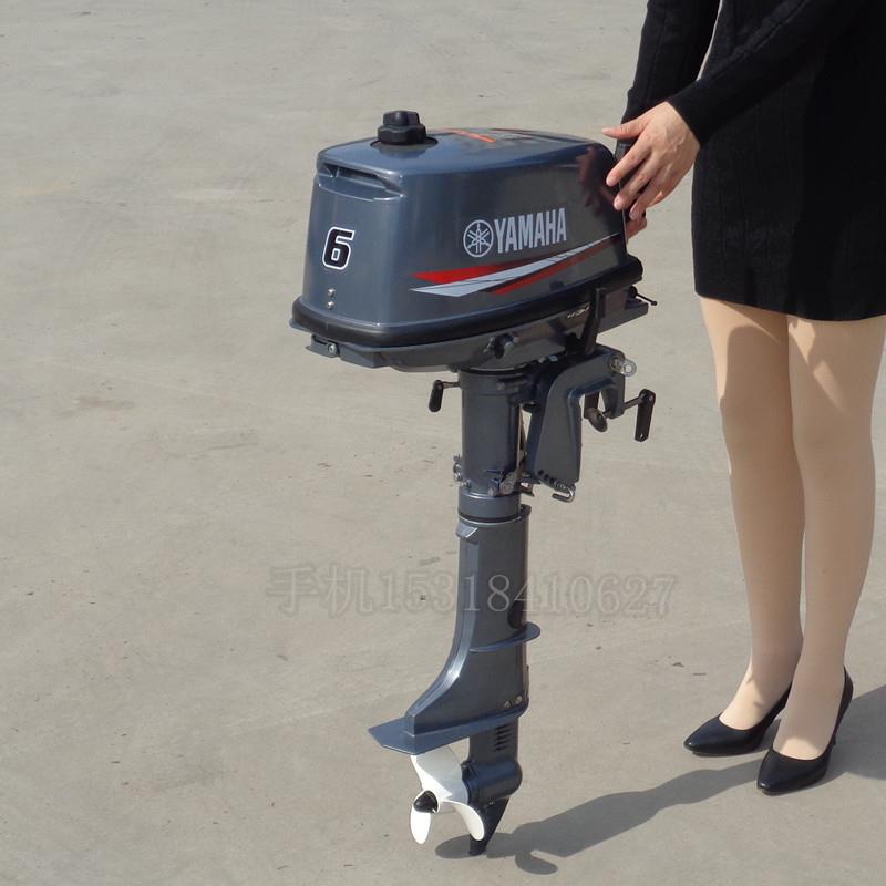 汽油挂桨机价格冲锋舟舷外机农用渔船船挂机舷尾机供应