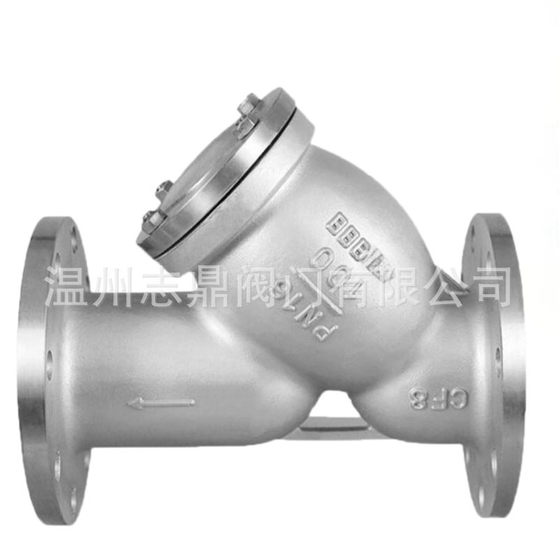 GL41W-16PDN15-DN300Y型不锈钢304过滤器法兰过滤污水毛发