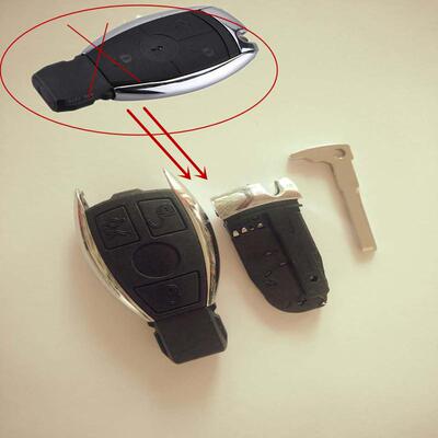 适用于奔驰3键智能卡钥匙壳奔驰S级ML300ML350GL350GL450等