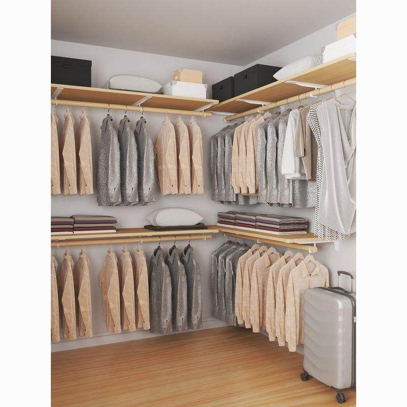 衣帽间卧室步入式衣橱开放实木衣柜储物间收纳架砌墙衣柜挂架,收纳整理,烫衣板及配件,淘宝优惠券,粉丝福利购,淘宝优惠卷