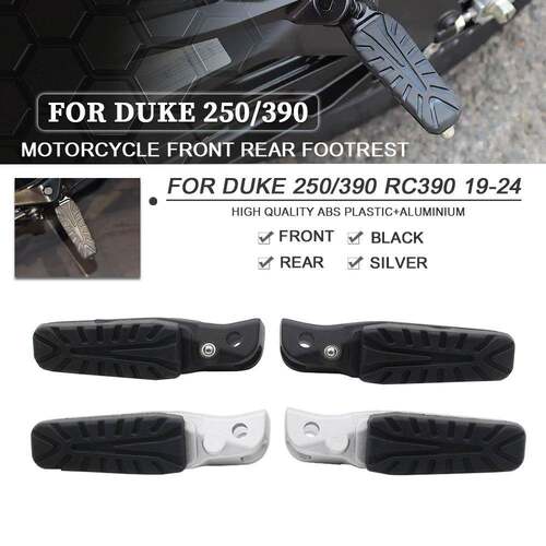 适用KTM390DUKERC390250DUKE新款前后脚踏板脚蹬左右脚蹬