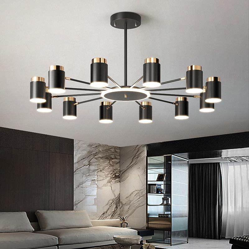 现代简约风格灯具家用奢华大气大厅大灯主灯意式轻奢客厅吊灯