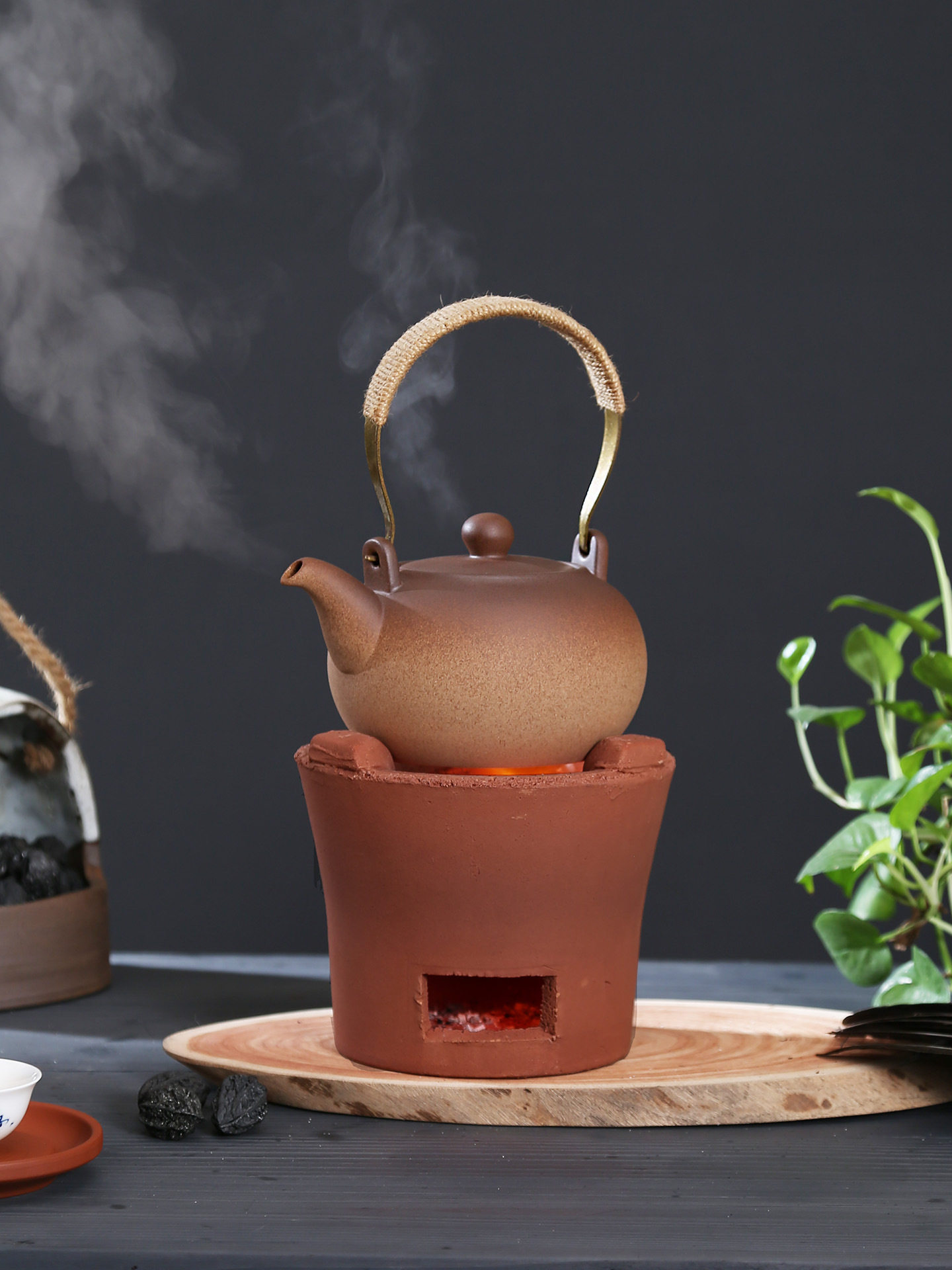 碳炉烧炭炉红泥炉小火炉围炉橄榄炭木炭功夫煮茶器家用烧水煮茶炉