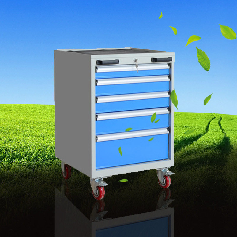 工具车车工具柜铁皮柜间抽屉储物柜移动工作台车对开门