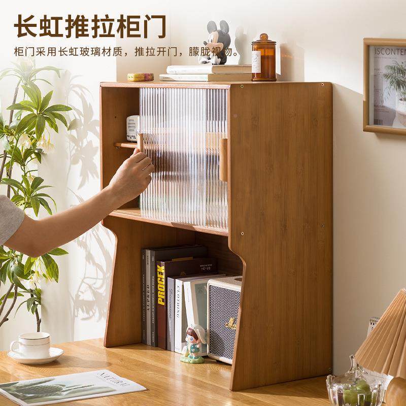 楠竹带门置物架家用学书桌整架子简易架桌生面书宿舍多理90526层,农机/农具/农膜,其它农用工具,淘宝优惠券,粉丝福利购,淘宝优惠卷