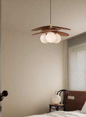 法式复ONY古古中风卧室灯吊灯日式藤编餐桌厅灯书房主阳台楼餐梯