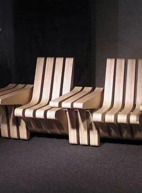 户外排景区广椅场景长36237椅园室外创意异形观座椅林长凳子休闲