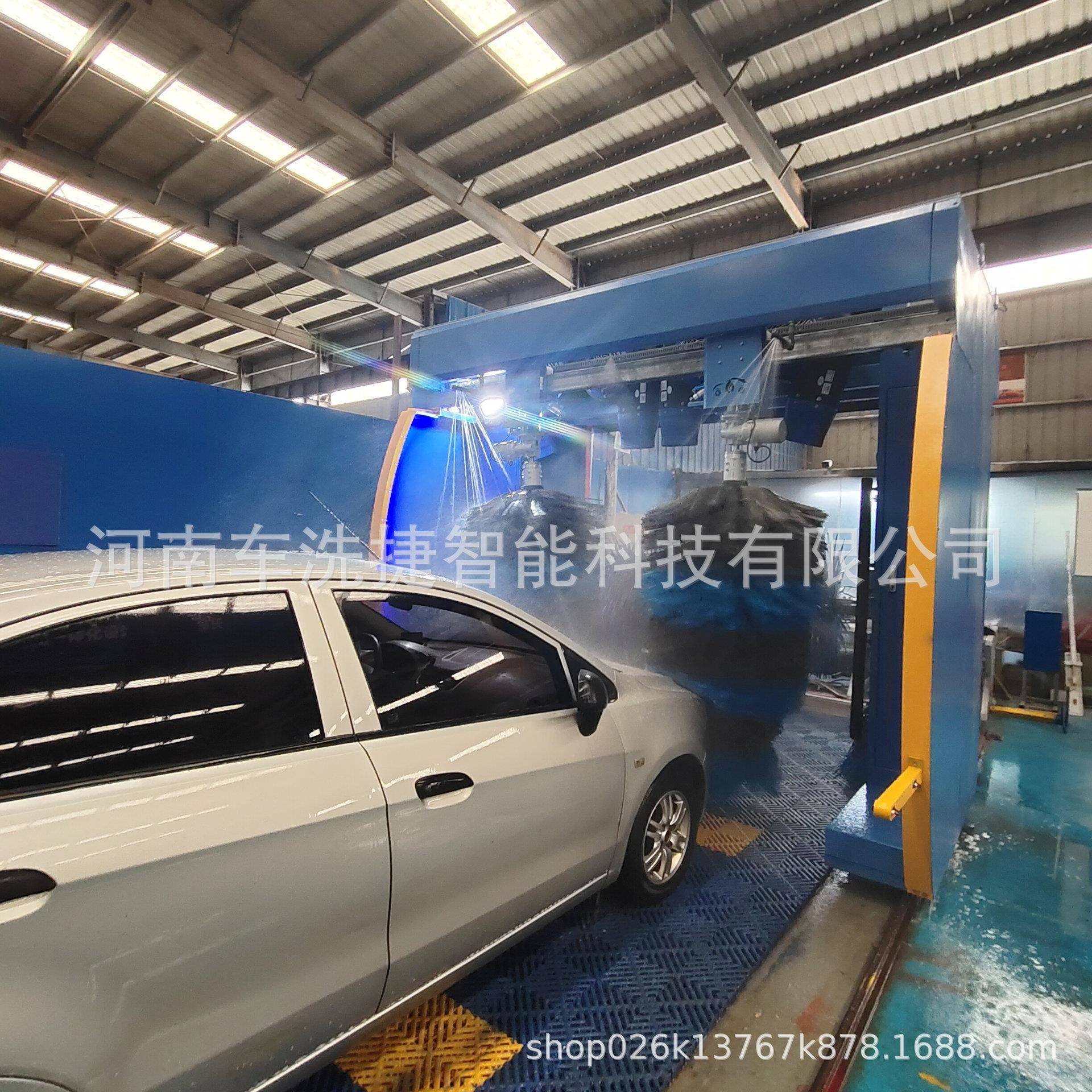 车捷车全自动洗洗车机无人值守3分喷钟快速洗高无品牌/压淋清水+泡沫