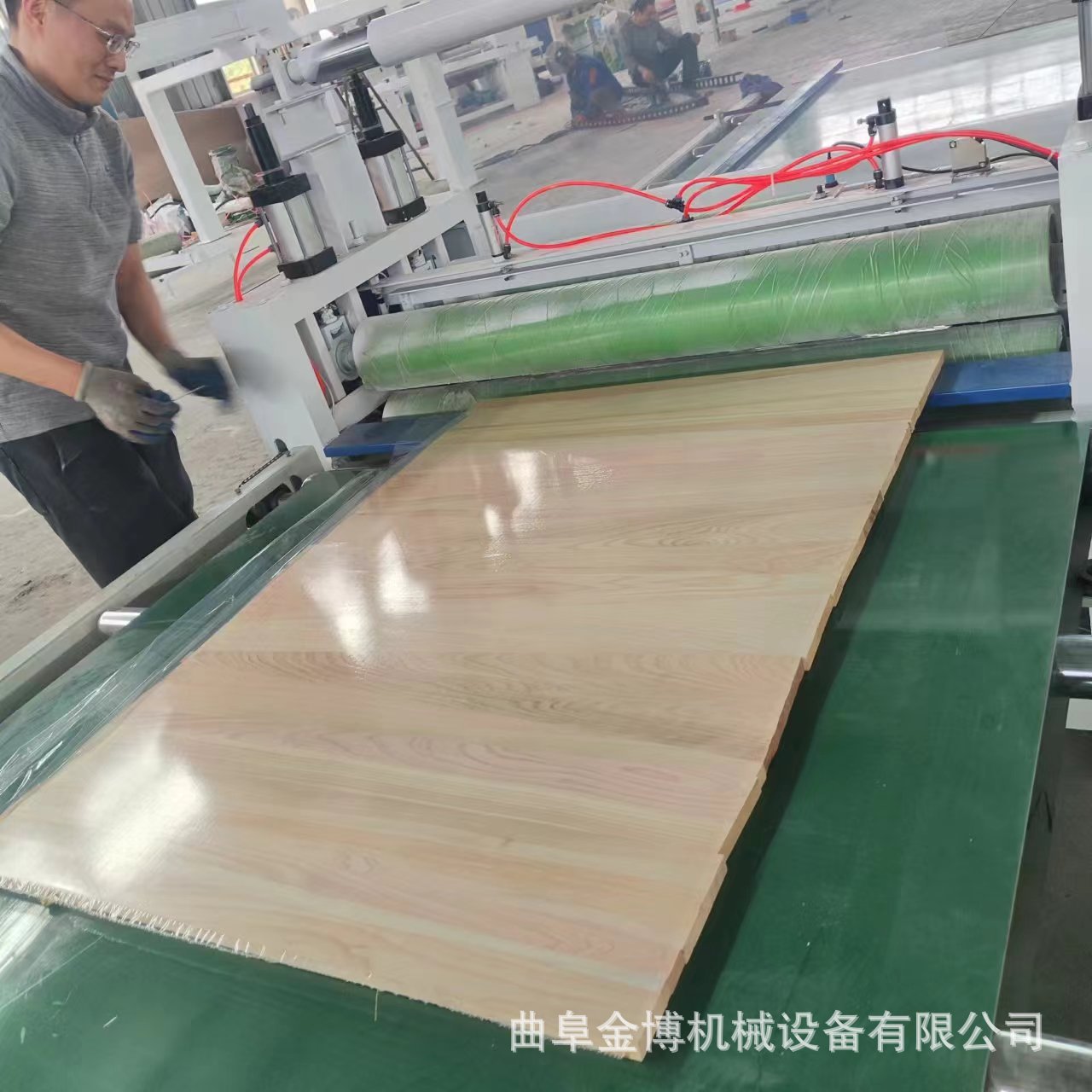 镀锌钢板铝板单面自动覆膜机