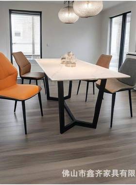 简意式餐椅高家用酒店44519约餐轻厅现代奢端网红靠背椅子