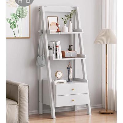 杂志书架实木梯形多层置物室架阶小型展示68658架卧客梯厅阳落地