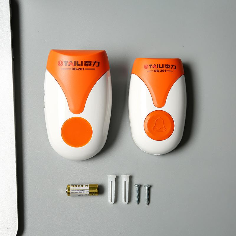 泰力用示带指家灯光电ABP子交流无线门铃一拖一远距电子遥控老离