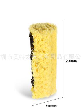 洗6件套车喷水刷头多功洗能清洁车刷头可替换水洗通车刷DSU绿色