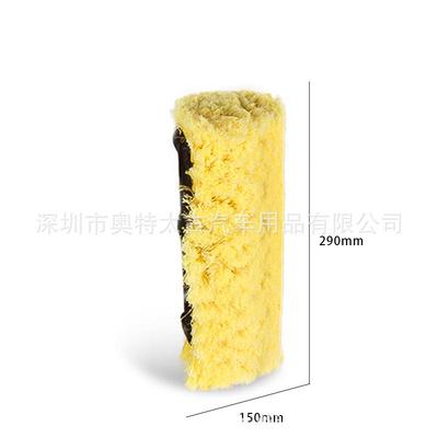 洗6件套车喷水刷头多功洗能清洁车刷头可替换水洗通车刷DSU绿色