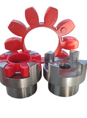 磊BEH传动星型联轴器盛梅花爪式联轴L4XL5大扭矩45号钢联器X轴器