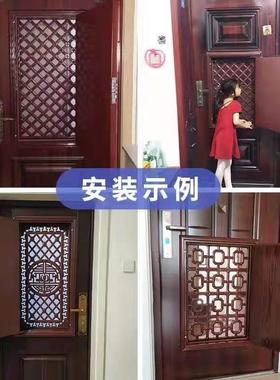 防门WRL改加通风装透气入窗百叶纱窗门户子母门通盗风门门中门厂