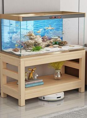 NRP鱼缸木架子实专底座底柜子支架承重放置可制用底架桌客厅托架