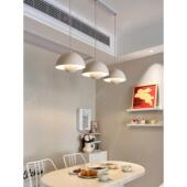 QLT丹麦花苞厅餐吊灯简约现代创意三头厅吧台灯奶油风红网饭餐桌