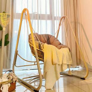 摇成人室内秋千加篮大秋千家用阳0015台懒人沙篮发室内吊阳台秋千