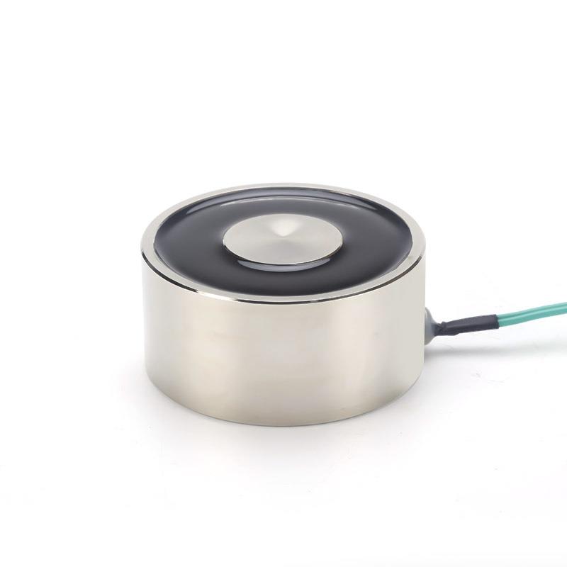 圆形吸盘电磁铁WAXU-式80/38力120KGVEB起重引牵自动机械吸手电磁