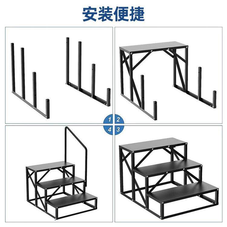 移动式XDA梯可拆卸扶手阶梯房车台阶可梯子浴缸台踏步移动楼踏板