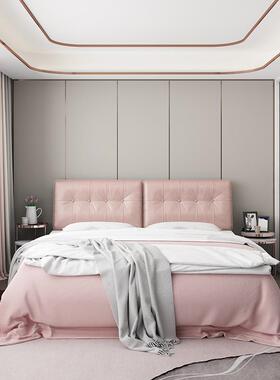 床EFP头软包背海绵垫可定靠枕卧室床靠头套罩改固造床头靠垫大靠