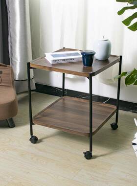 物可移动小茶客厅沙ERR发边床头家几用几置小桌子带轮方桌新款