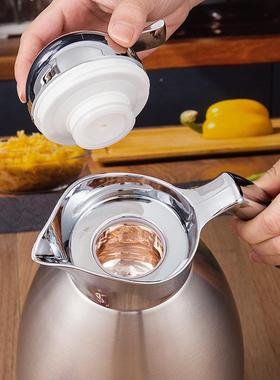 办公钢室开水热水家瓶NWU小型高大档玻璃内胆保温壶用容量不锈暖