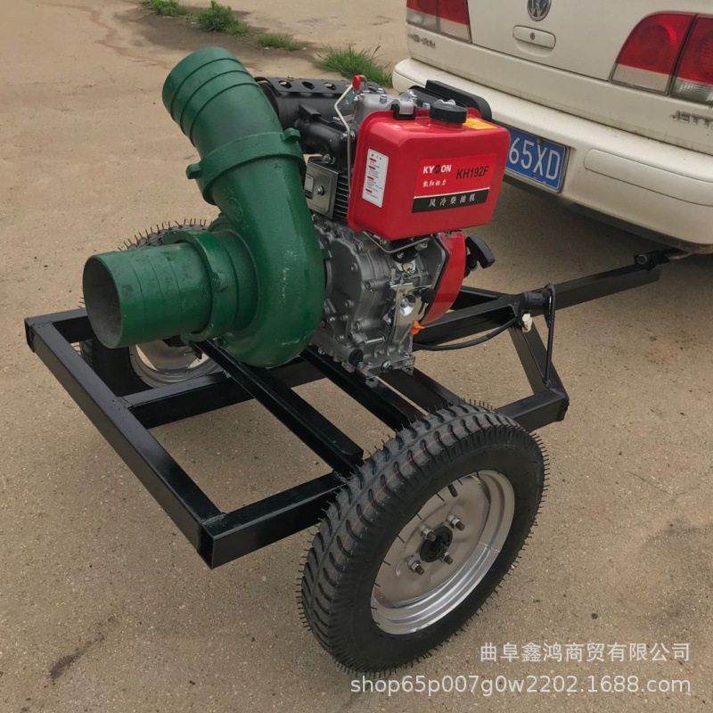 5寸推车柴油电启动离心泵