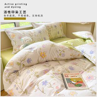 全棉被套单件纯棉100x被罩季单人150200水洗套印花EGS冬季件四通