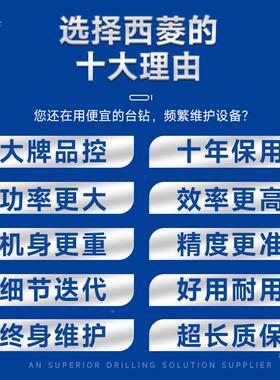 西菱工业级台钻小型高精度重型钻47865床钻孔机00家用223V8VZ412