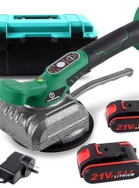 设21电动砖振动器自动地VYD板瓷砖V铺瓷瓷砖机砖墙瓦工具绿色塑箱