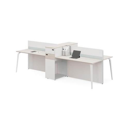 K合uiSue巨屏树四人职员工作办公桌GHD组风工位员工h卡位电脑桌