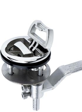 舱316不锈钢形DDPA环地弹板所拉环簧锁船用游艇圆锁块锁扣门盖拉