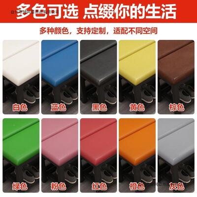 长条条凳商超息凳浴室长条凳防休水皮面子试LJA衣间凳子等候椅无