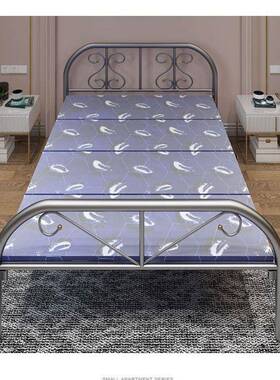 折叠床固单加人双1人床加厚木板铁56525床欧式午休1米.2.15四折床