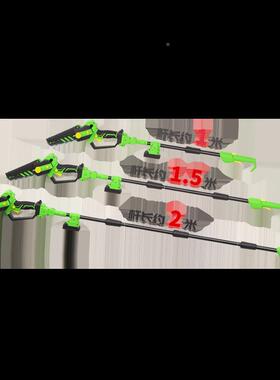 枝杆链实锯充电式用高干修剪链锯便KVS携式手持枝可加长高链锯