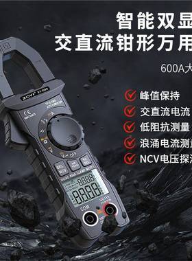 众仪数字钳表高精度全自动智能BCY直防烧万用阻表形QS4电电流交流