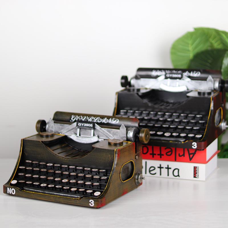 仿真字机模型件708摆0WAS打年代怀旧老物复古店铺书店件装饰摄影