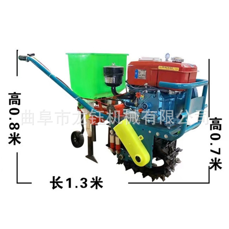 新款汽油中型麦黄豆精播机