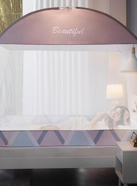 蒙1古包蚊帐家1用1.8米YRB1.5米支架.8m加厚加密双人.2防0.9*1.9