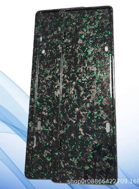 绿牌全包边锻碳个性彩箔架车牌碳纤维SEU用牌后照框国标蓝牌通加