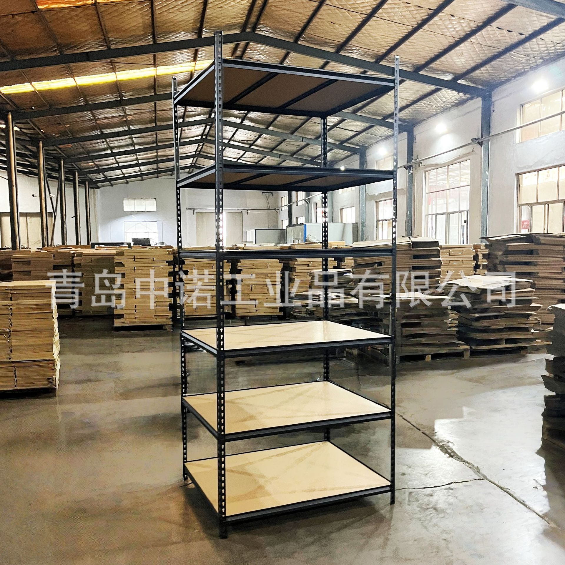 重型家用铆钉葫芦孔6层仓储货架