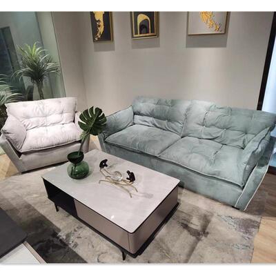 sorrento沙发索伦托沙发云朵沙发羽绒超软客厅磨砂布直排布艺沙发